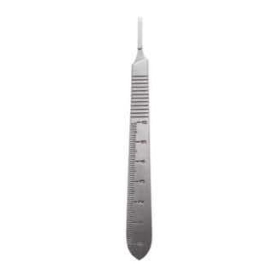 SCALPEL HANDLES BARD PARKER STYLE WITH MATRIC RULER NO.3 12.5CM 10-130-03E GDC | DentalMart