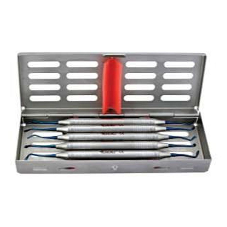 COMPOSIT INSTRUMENTS BLACK COATED POSTERIOR S/5 WITH INDIAN MAKE CASSETTE CIPWC5 6 GDC | DentalMart