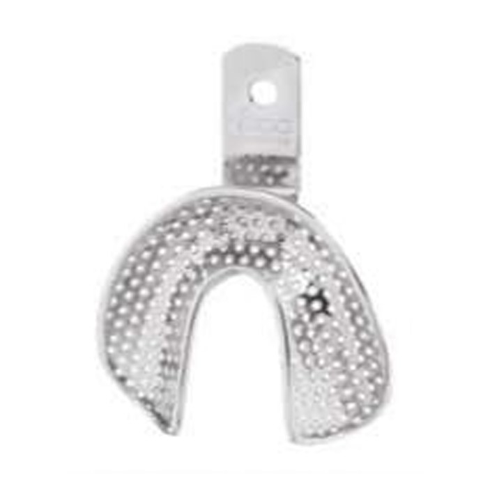 IMPRESSION TRAYS RIMLOCK EDENTULOUS PERFORATED LOWER ITRLEDPL2 GDC | DentalMart