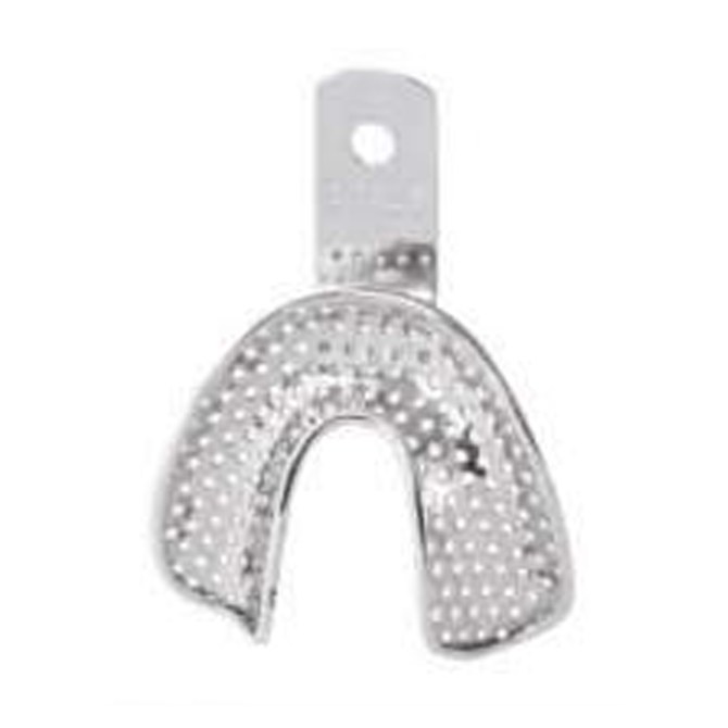 IMPRESSION TRAYS RIMLOCK EDENTULOUS PERFORATED LOWER ITRLEDPL4 GDC | DentalMart