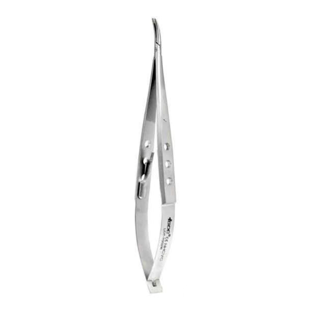 MICRO CASTROVIEJO NEEDLE HOLDER CURVED 14CM NHCVC GDC | DentalMart
