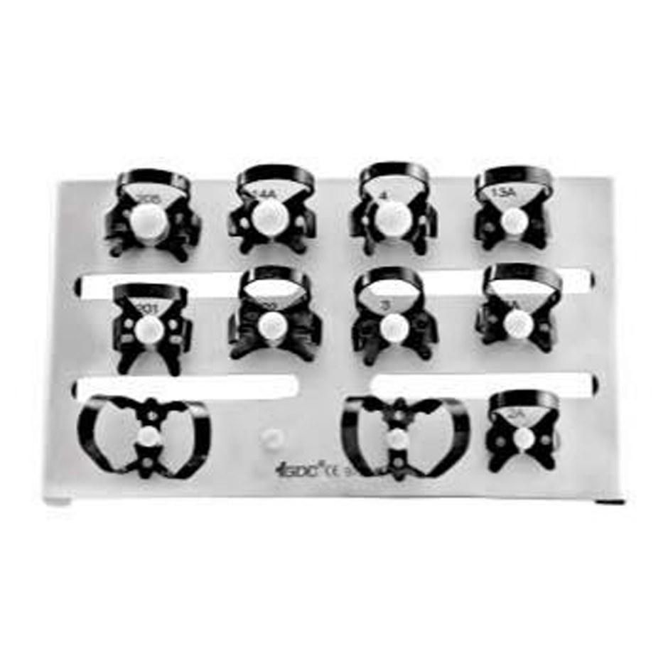 RUBBER DAM CLAMPS SET BLACK RDCOBB11 GDC | DentalMart