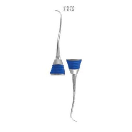 COLUMBIA CURETTES COLOR CODED 7 SC2R/2L 7 GDC | DentalMart