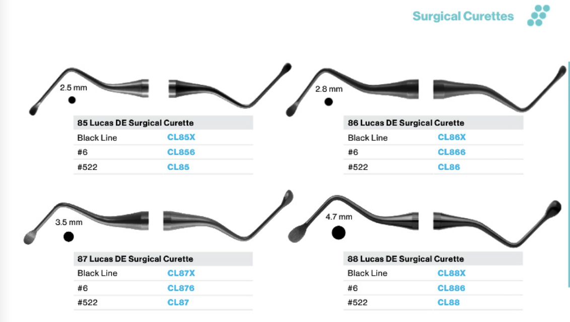 Lucas DE Surgical Curette HUFRIEDY USA - Hu-Friedy | DentalMart